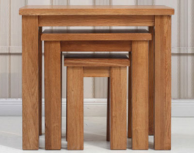 Solid Wooden Nesting Tables